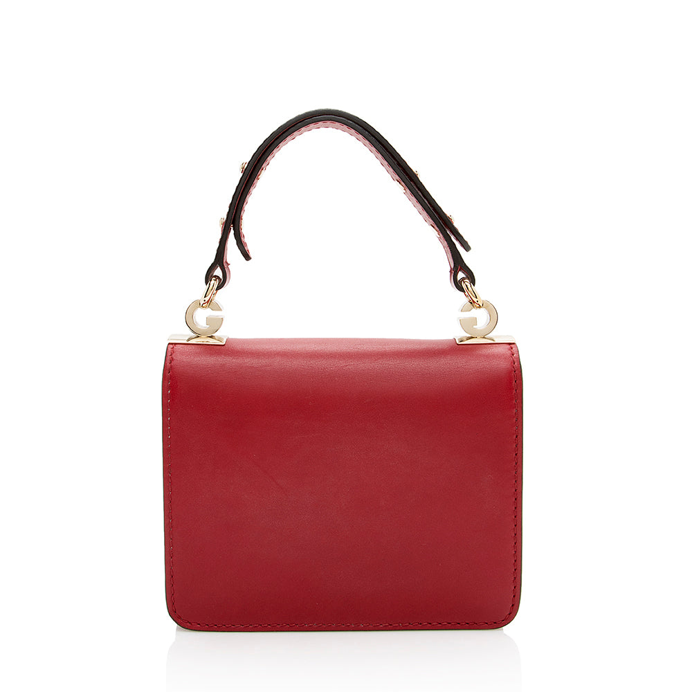 Gucci Leather 1973 Small Top Handle Satchel (SHF-16665)
