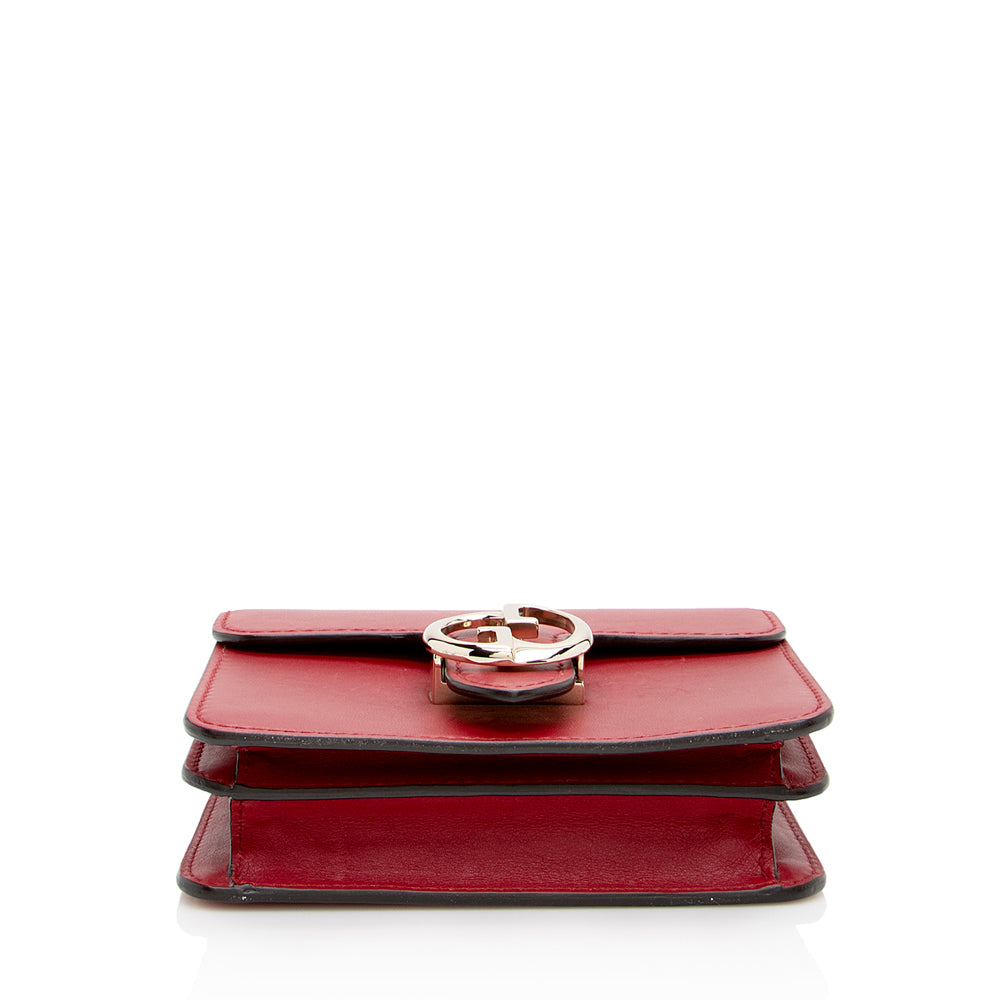 Gucci Leather 1973 Small Top Handle Satchel (SHF-16665)