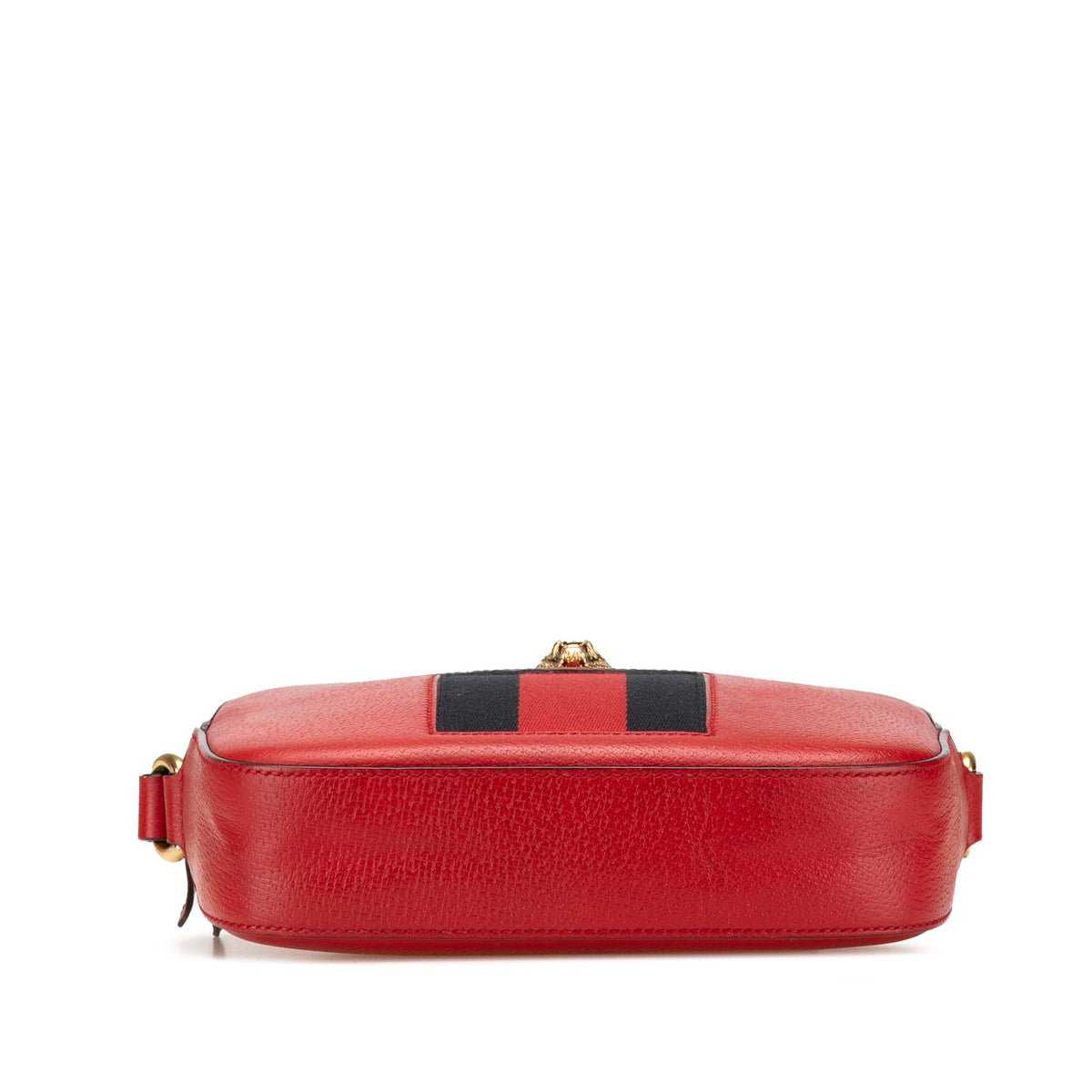 Gucci Leather Animalier Web Disco Crossbody