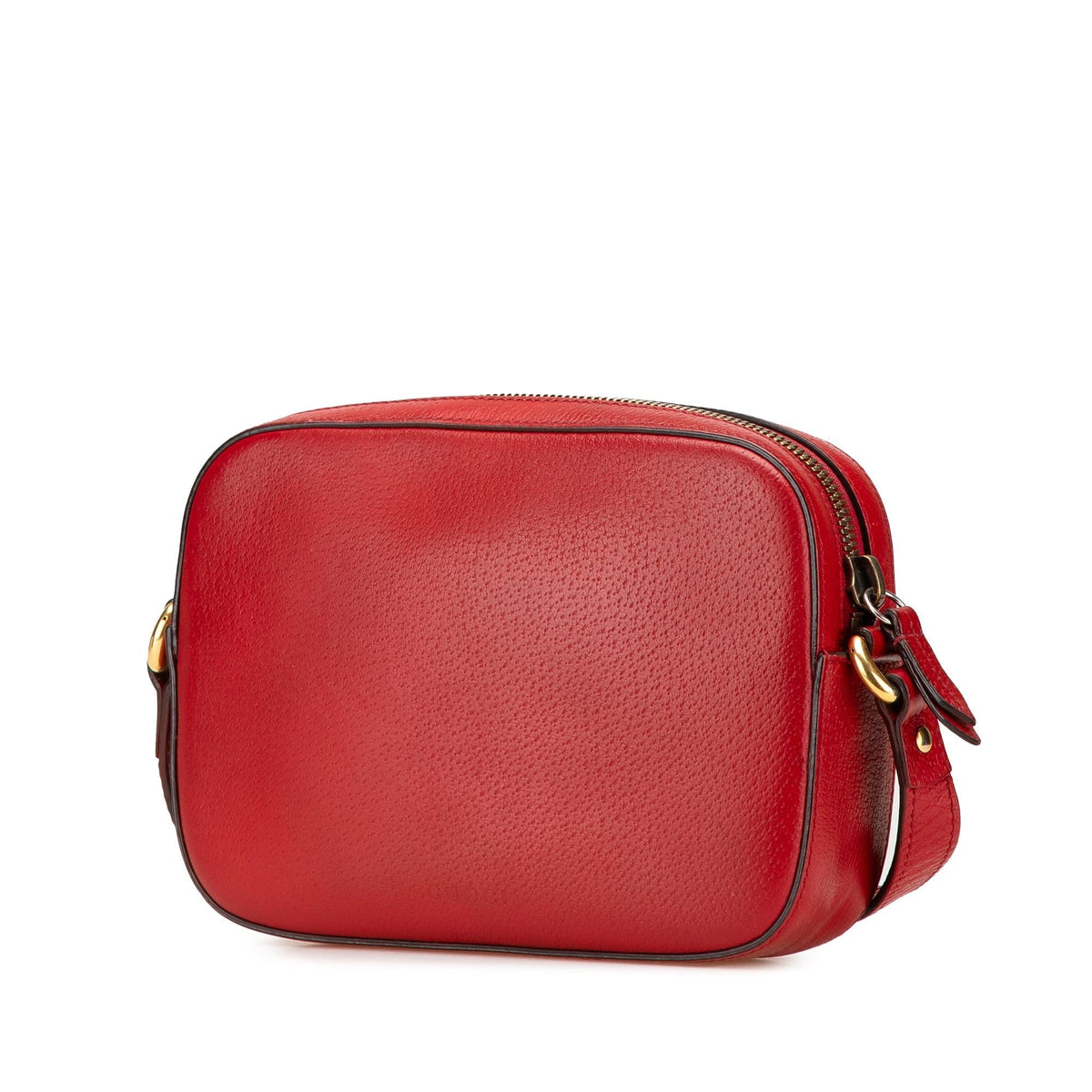 Gucci Leather Animalier Web Disco Crossbody