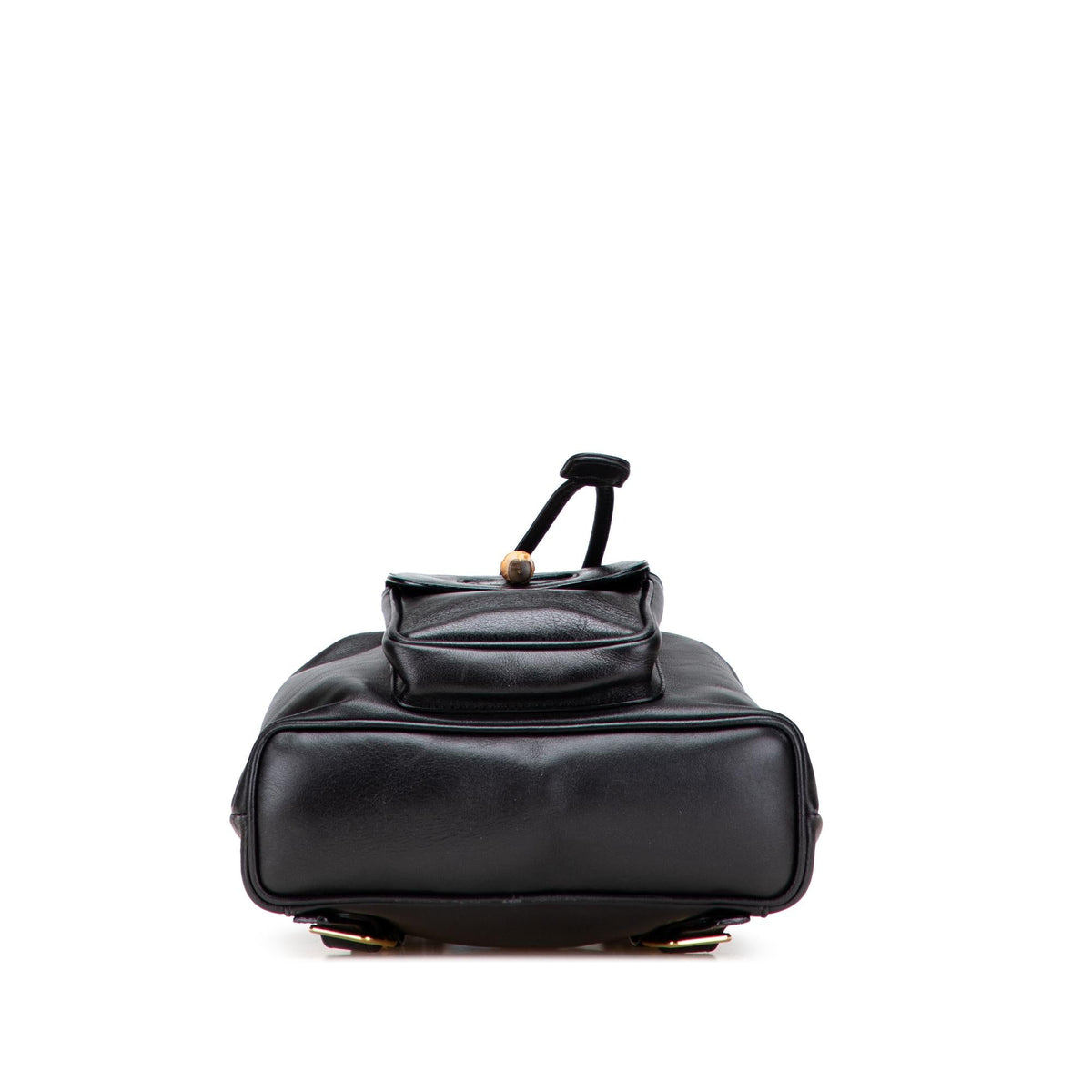 Gucci Leather Bamboo Backpack