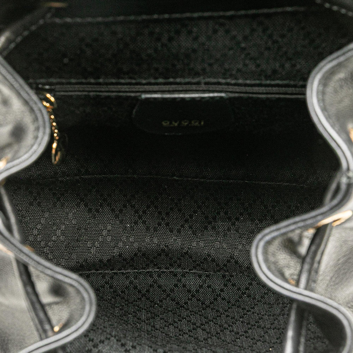Gucci Leather Bamboo Backpack
