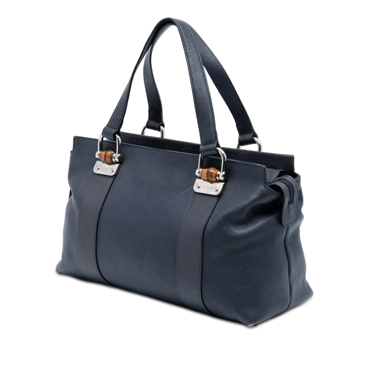 Gucci Leather Bamboo Bar Satchel