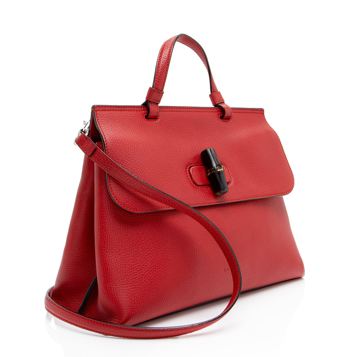 Gucci Leather Bamboo Daily Medium Top Handle