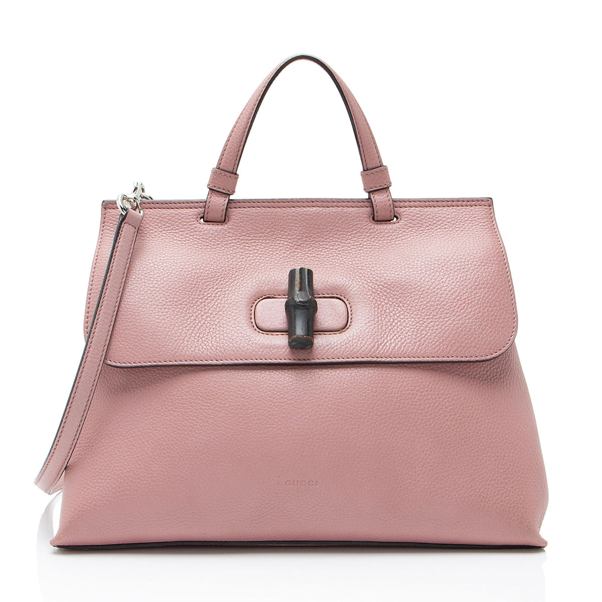 Gucci Leather Bamboo Daily Medium Top Handle