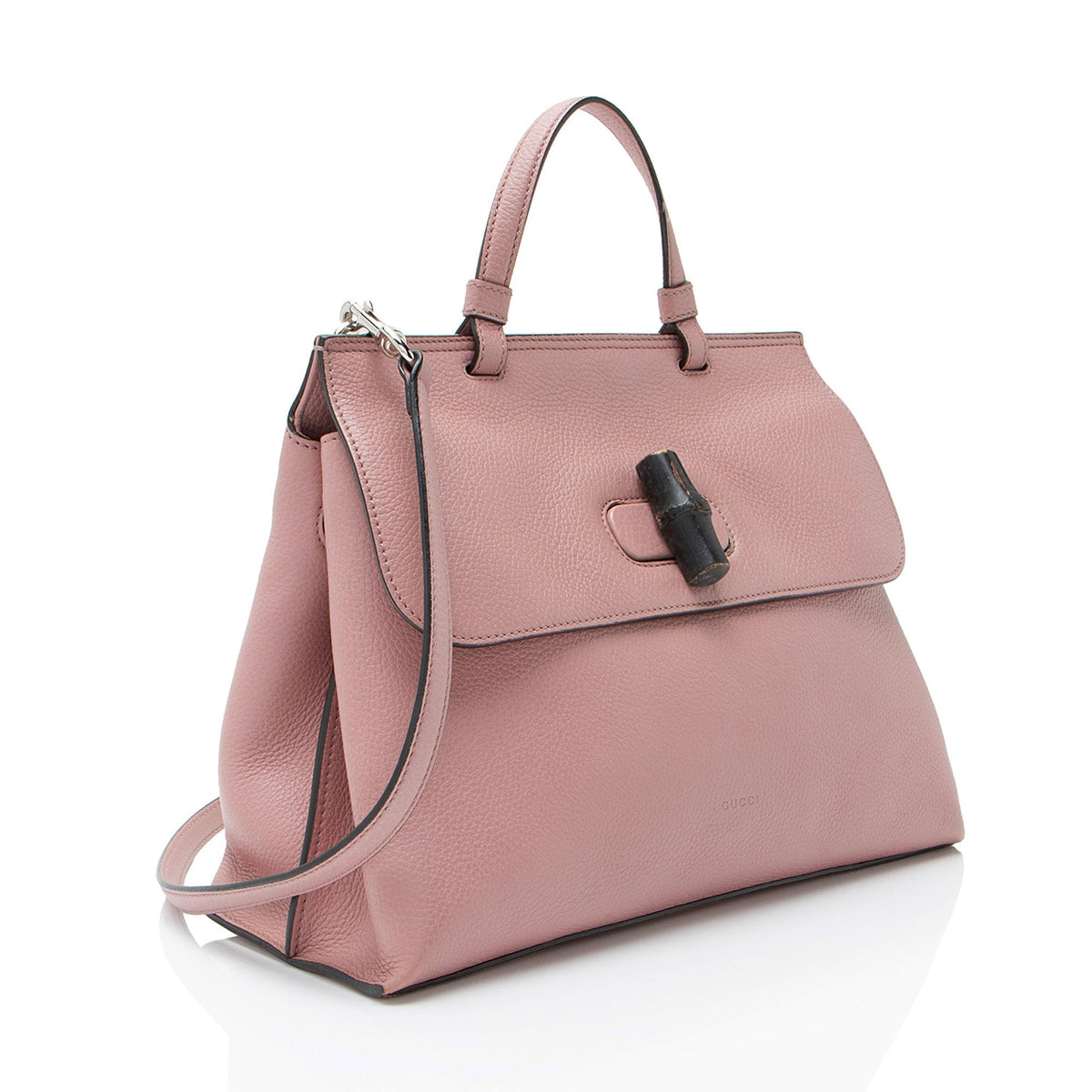 Gucci Leather Bamboo Daily Medium Top Handle