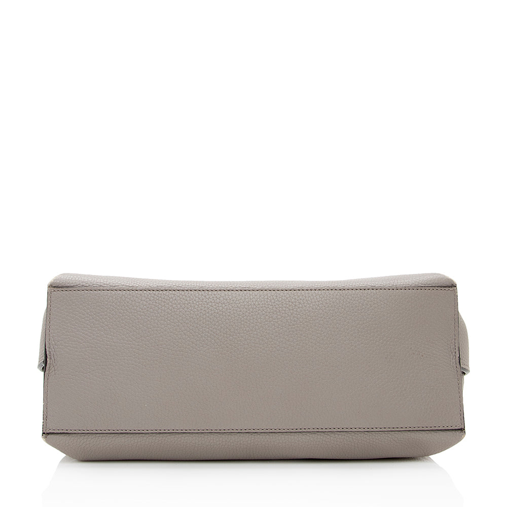 Gucci Leather Bamboo Daily Medium Satchel (SHF-21285)