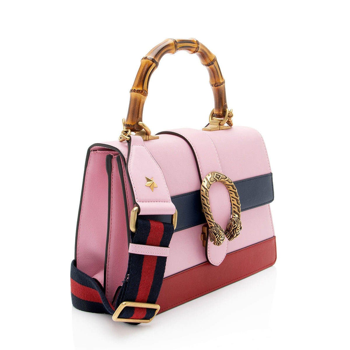 Gucci Leather Bamboo Dionysus Medium Top Handle