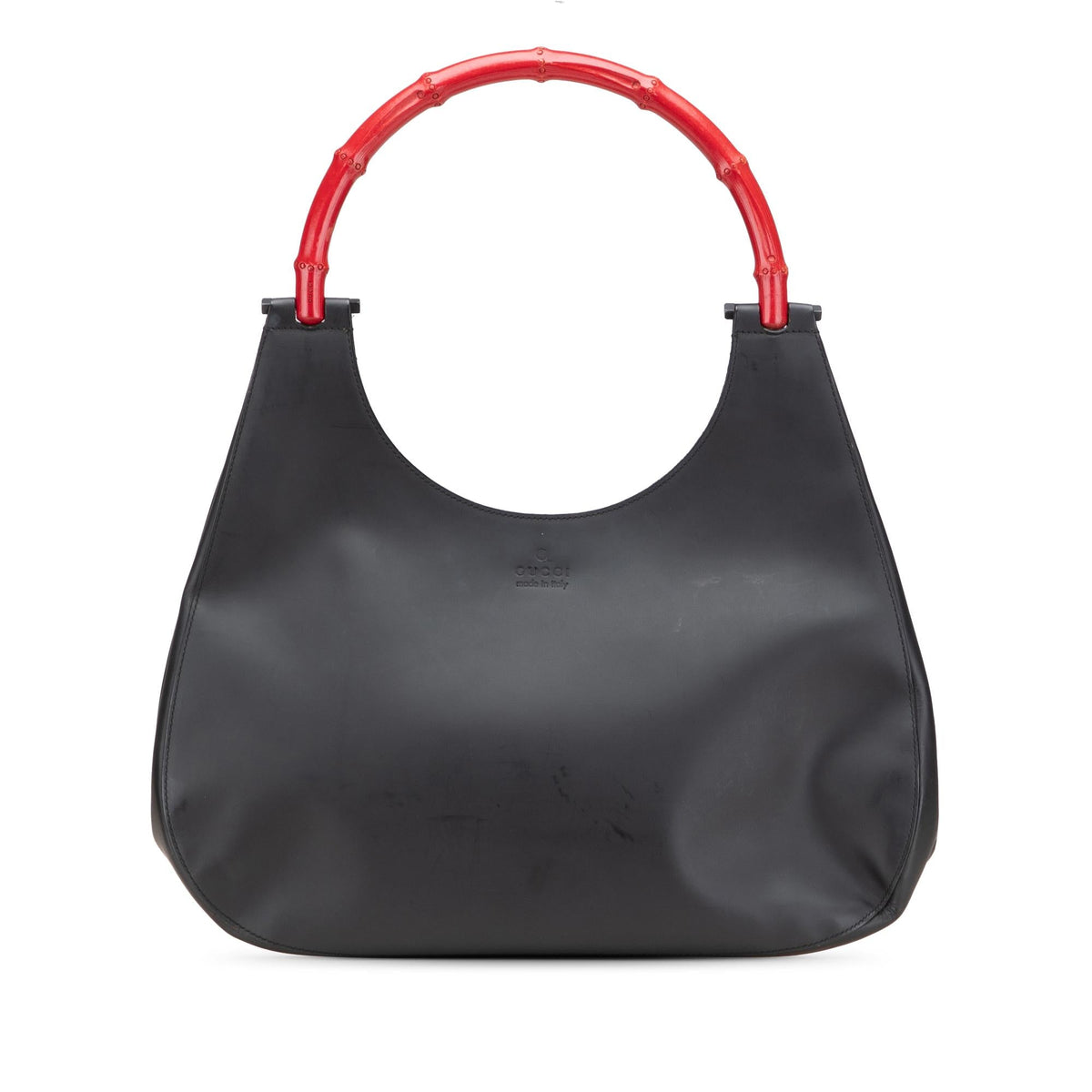 Gucci Leather Bamboo Handbag
