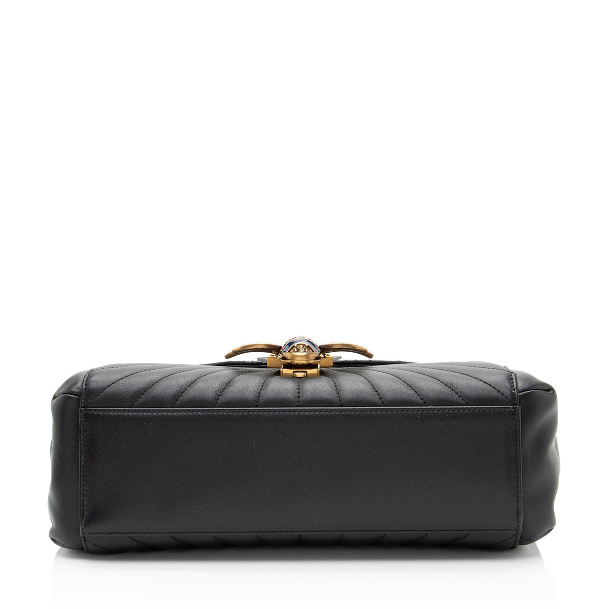 Gucci Leather Bamboo Queen Margaret Top Handle