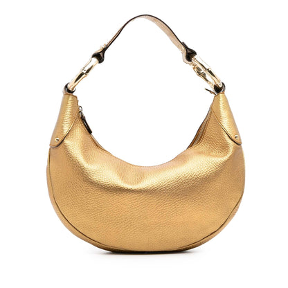 Gucci Leather Bamboo Ring Hobo