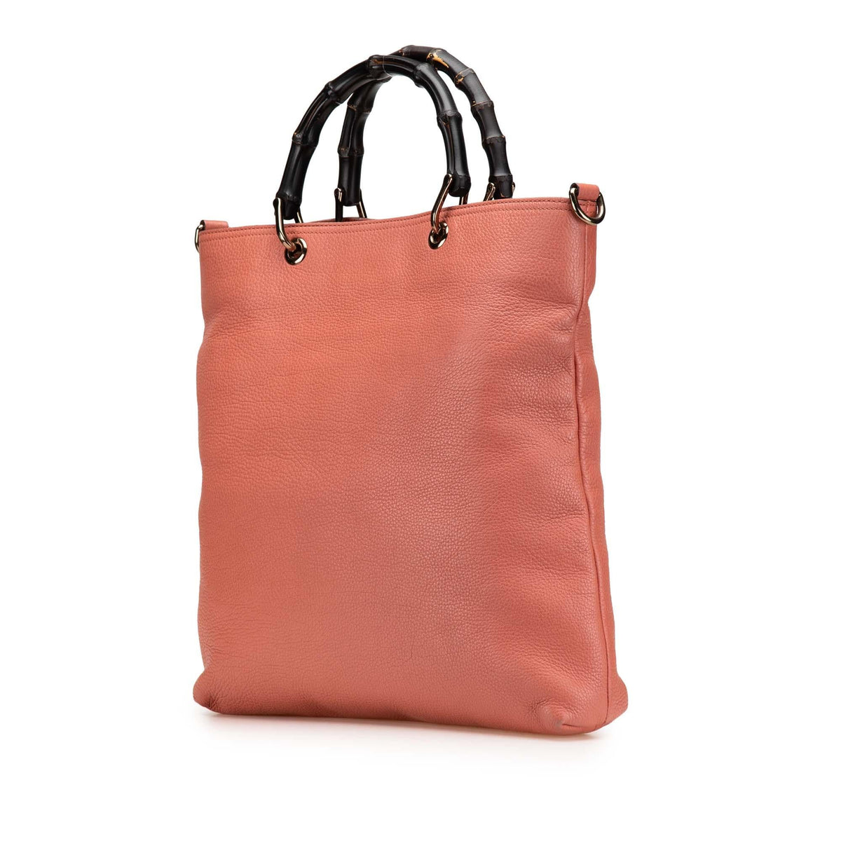 Gucci Leather Bamboo Satchel