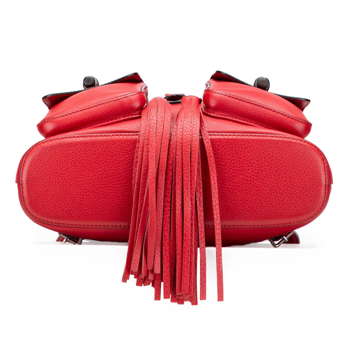 Gucci Leather Bamboo Tassel Backpack