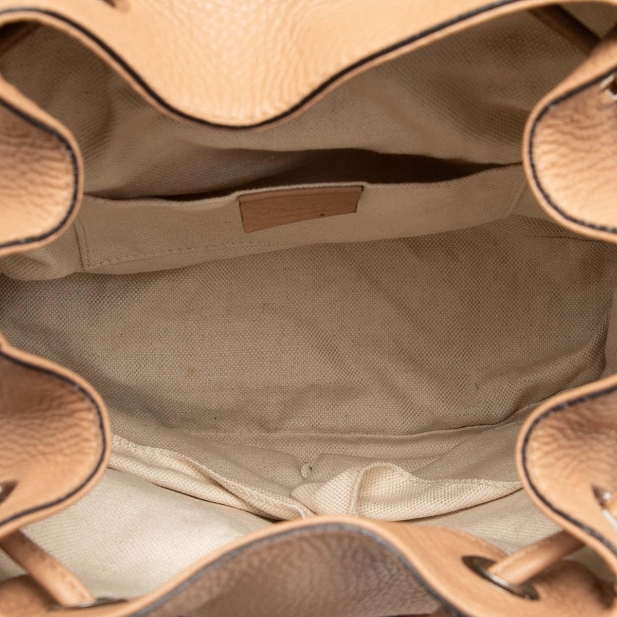 Gucci Leather Bamboo Tassel Backpack