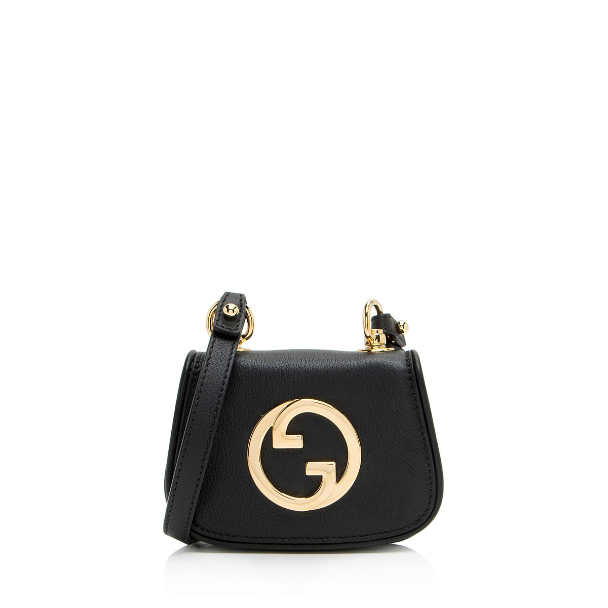 Gucci Leather Blondie Card Case on Strap