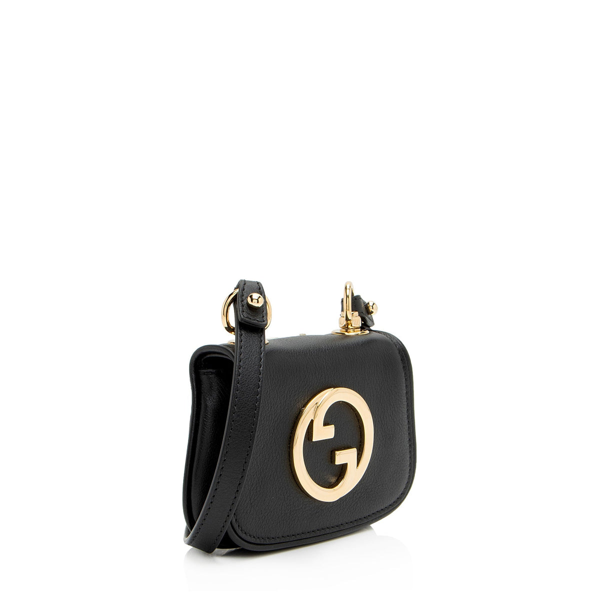 Gucci Leather Blondie Card Case on Strap