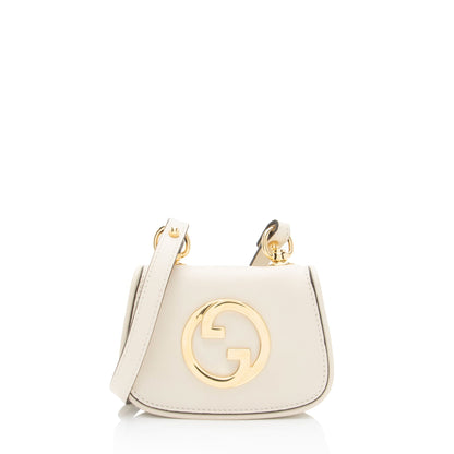 Gucci Leather Blondie Card Case on Strap