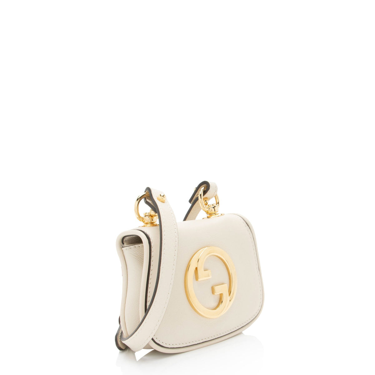 Gucci Leather Blondie Card Case on Strap