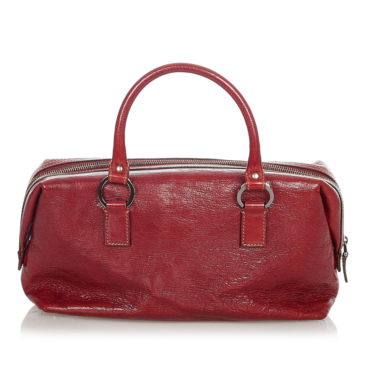 Gucci Leather Boston Bag (SHG-23805)