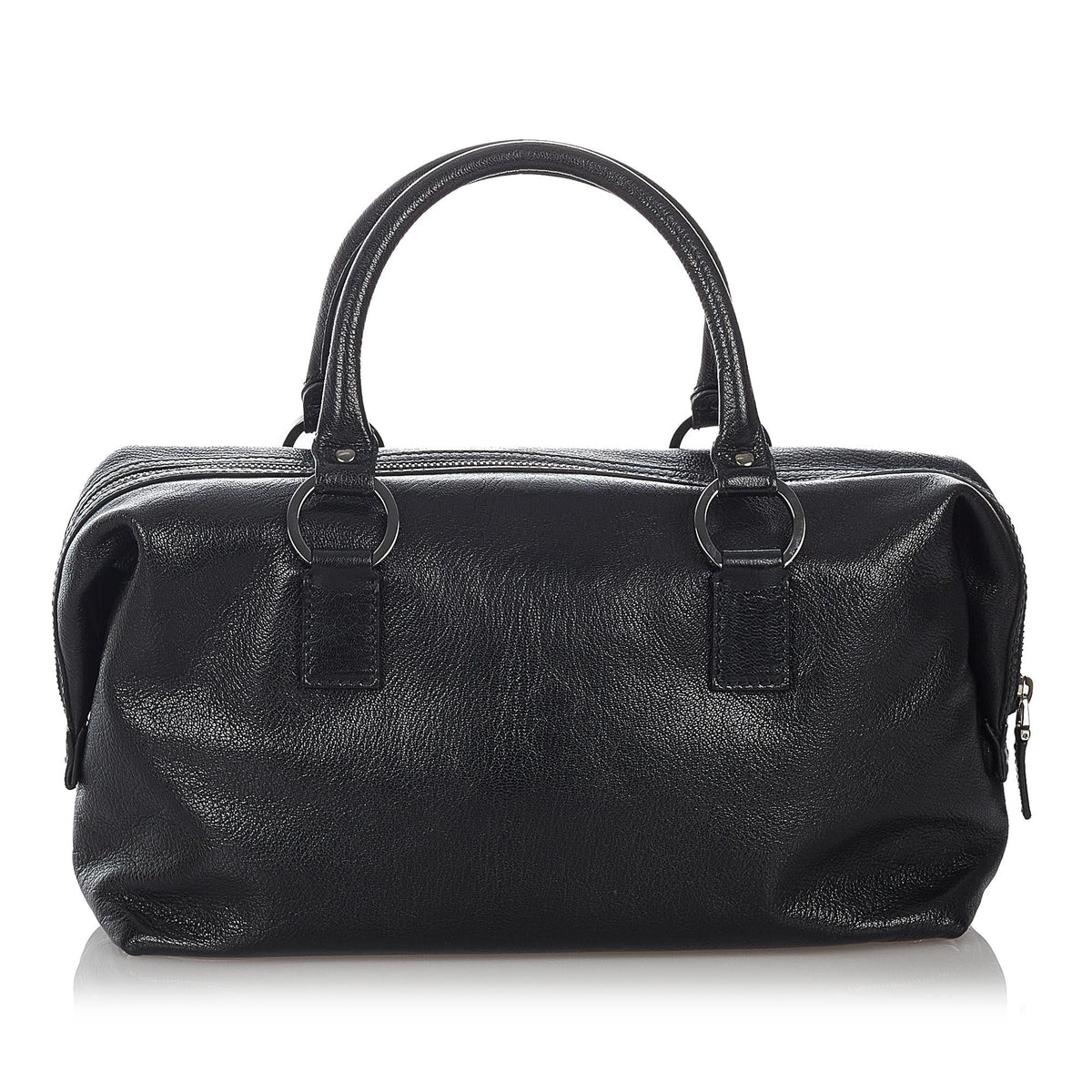 Gucci Leather Boston Bag (SHG-27075)