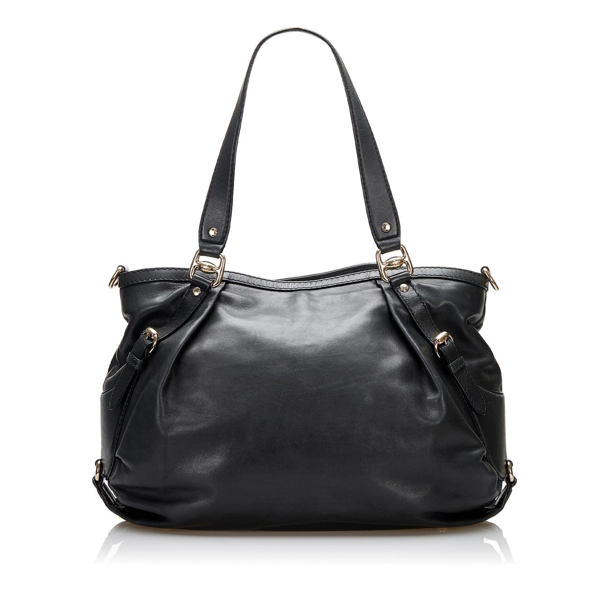 Gucci Leather Bridle Satchel (SHG-XrssV0)