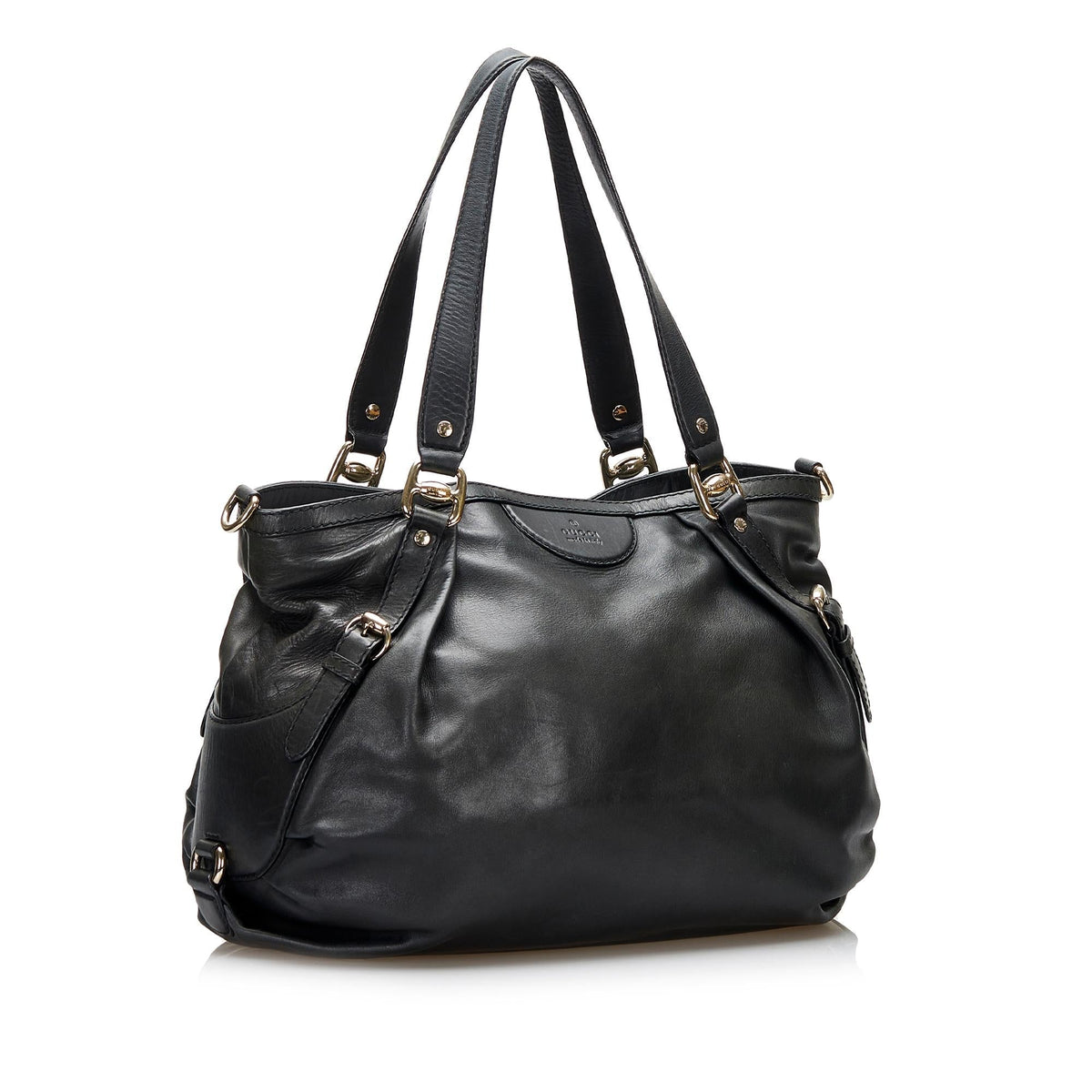 Gucci Leather Bridle Satchel (SHG-XrssV0)