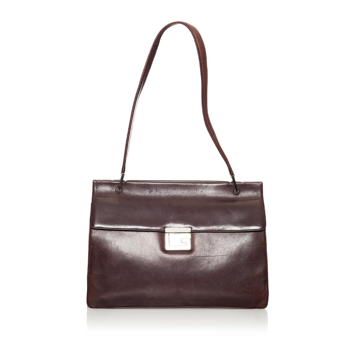 Gucci Leather Briefcase (SHG-31167)