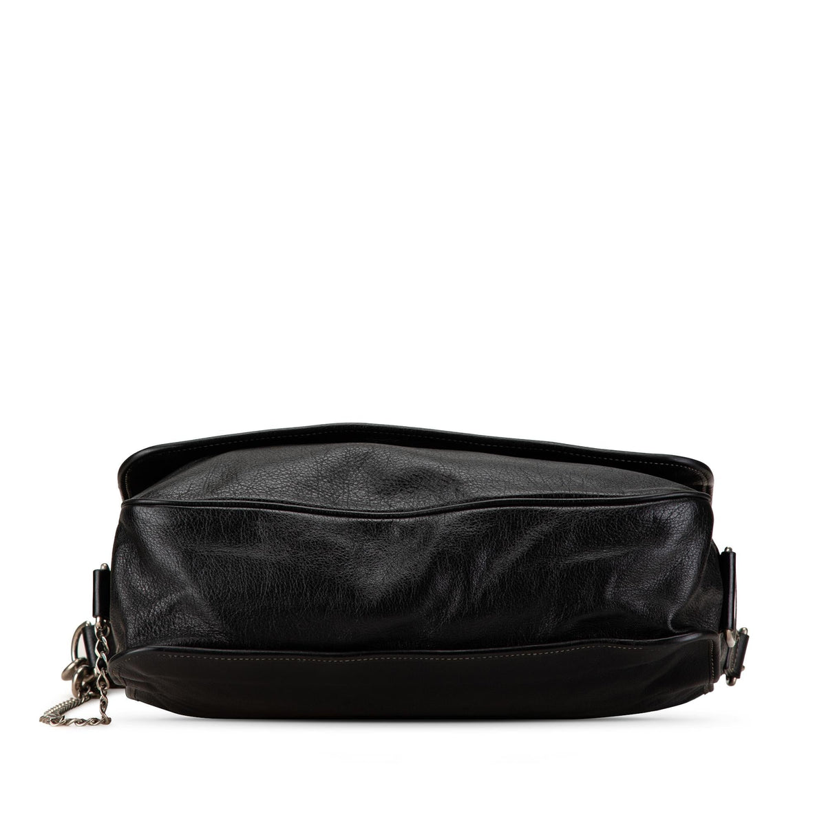 Gucci Leather Crest Chain Messenger Bag (SHG-FgBsnS)