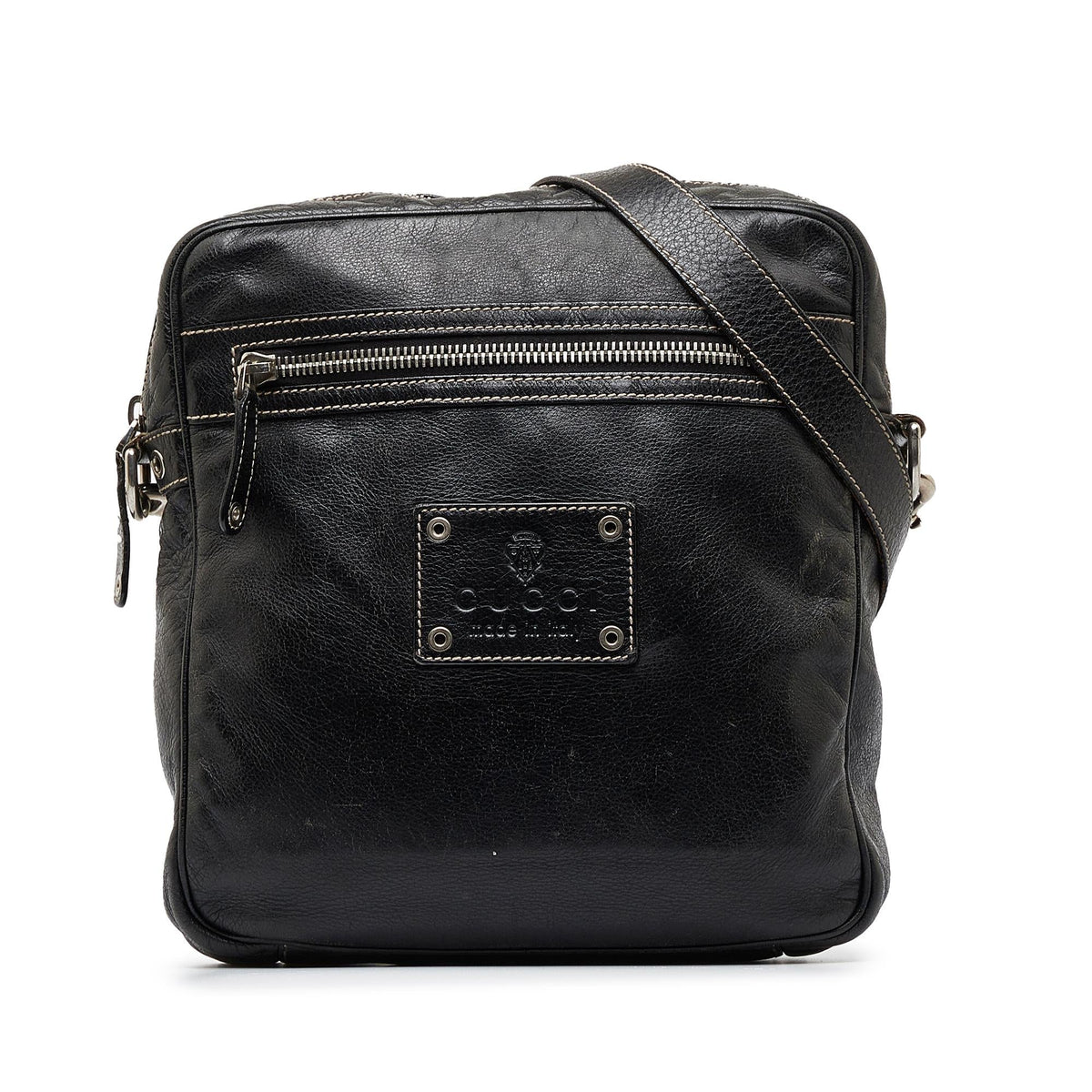 Gucci Leather Crossbody Bag (SHG-qstQVW)