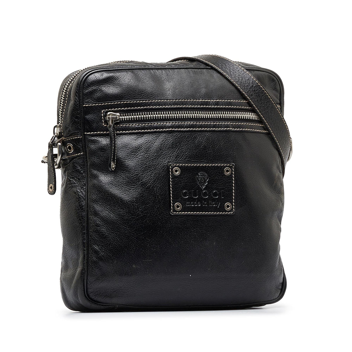 Gucci Leather Crossbody Bag (SHG-qstQVW)