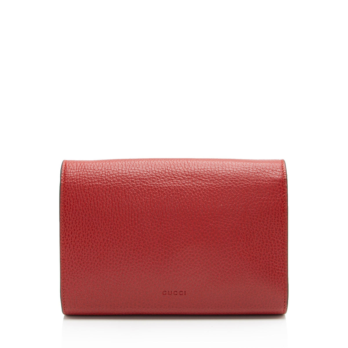 Gucci Leather Crystal Dionysus Chain Wallet (SHF-npRmI3)