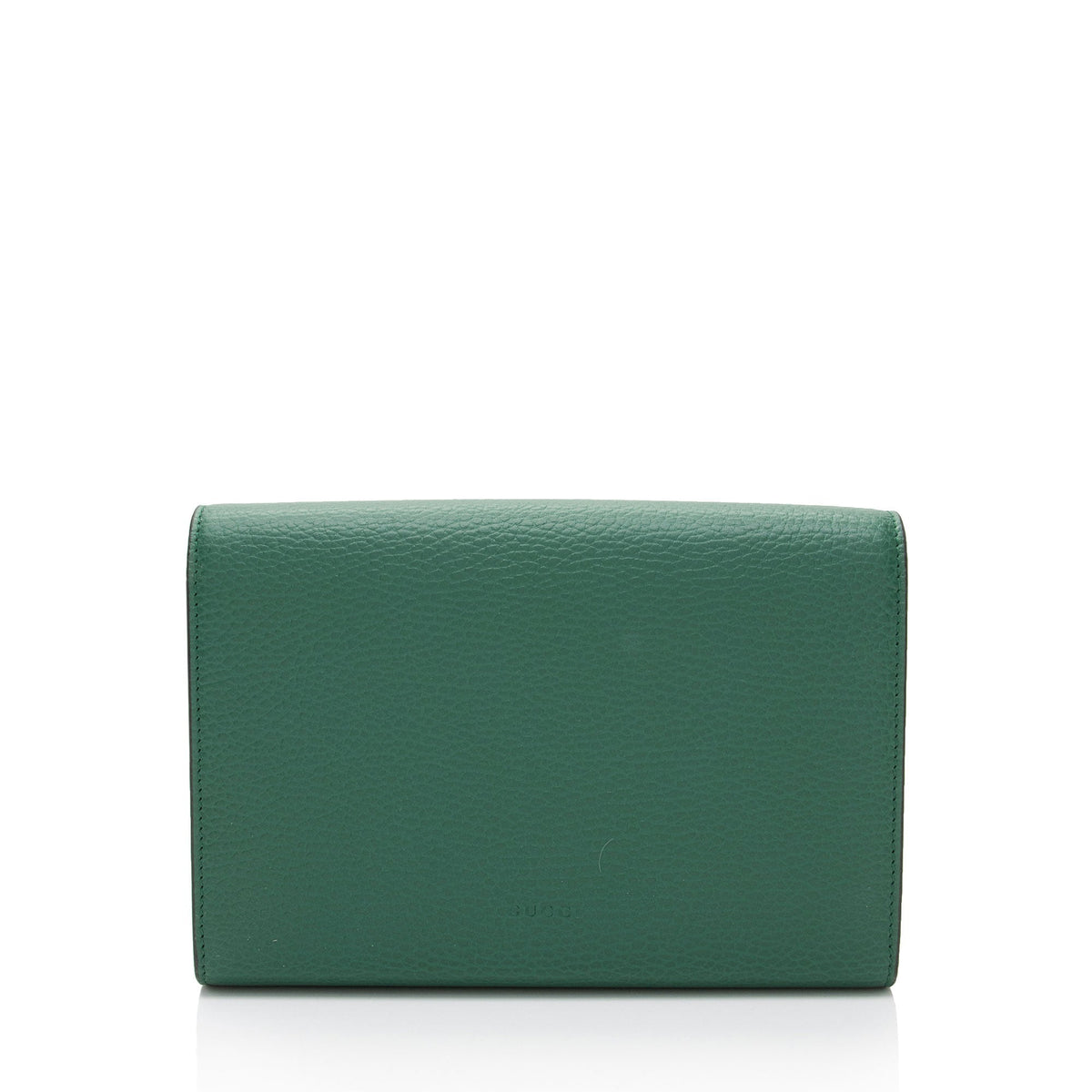 Gucci Leather Crystal Dionysus Chain Wallet (SHF-roOomv)