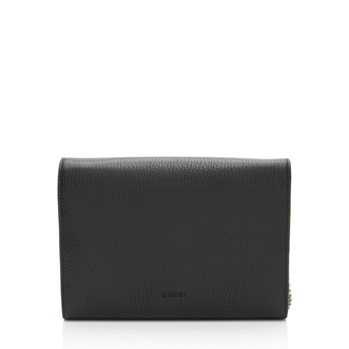 Gucci Leather Crystal Dionysus Chain Wallet