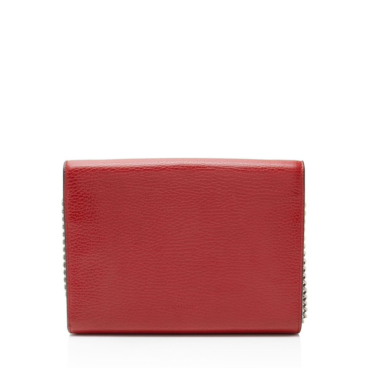 Gucci Leather Crystal Dionysus Chain Wallet
