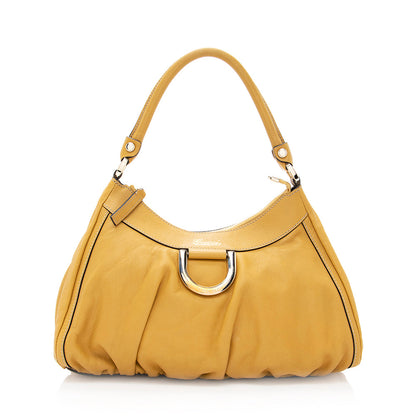 Gucci Leather D-Ring Small Hobo (SHF-19565)