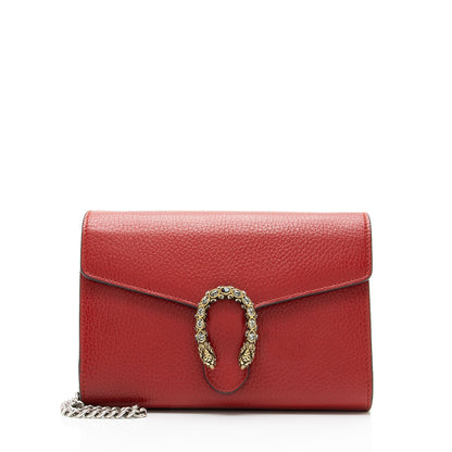 Gucci Leather Dionysus Chain Wallet (SHF-23049)