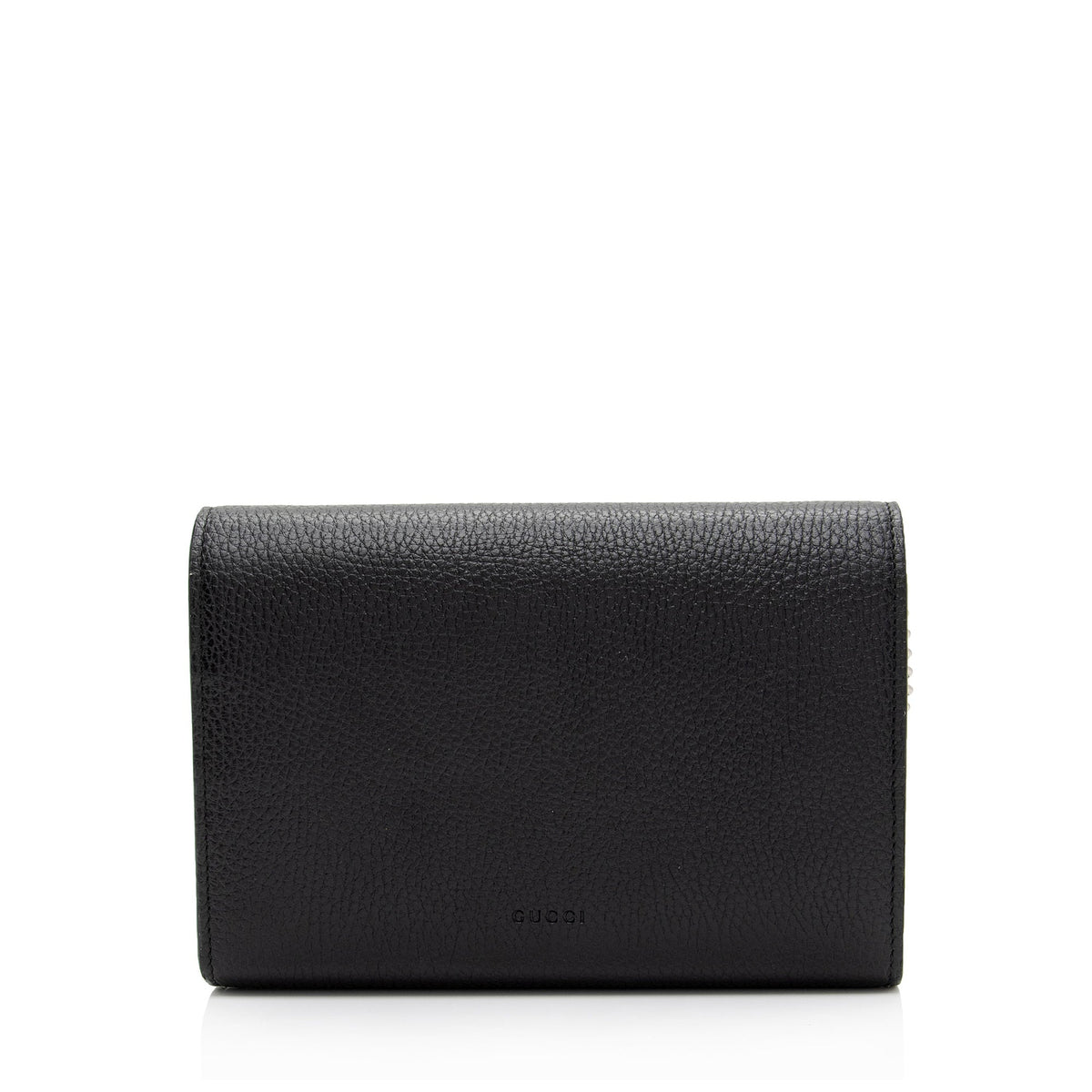 Gucci Leather Crystal Dionysus Chain Wallet (SHF-ZZjfuU)
