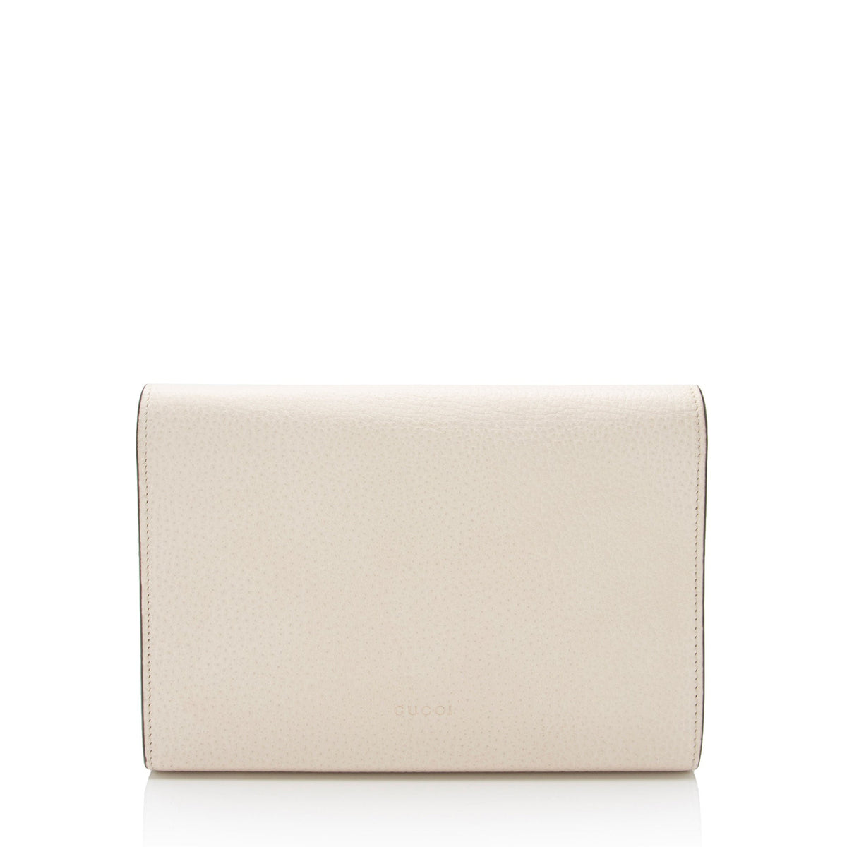 Gucci Leather Crystal Dionysus Chain Wallet (SHF-H1BZ4r)