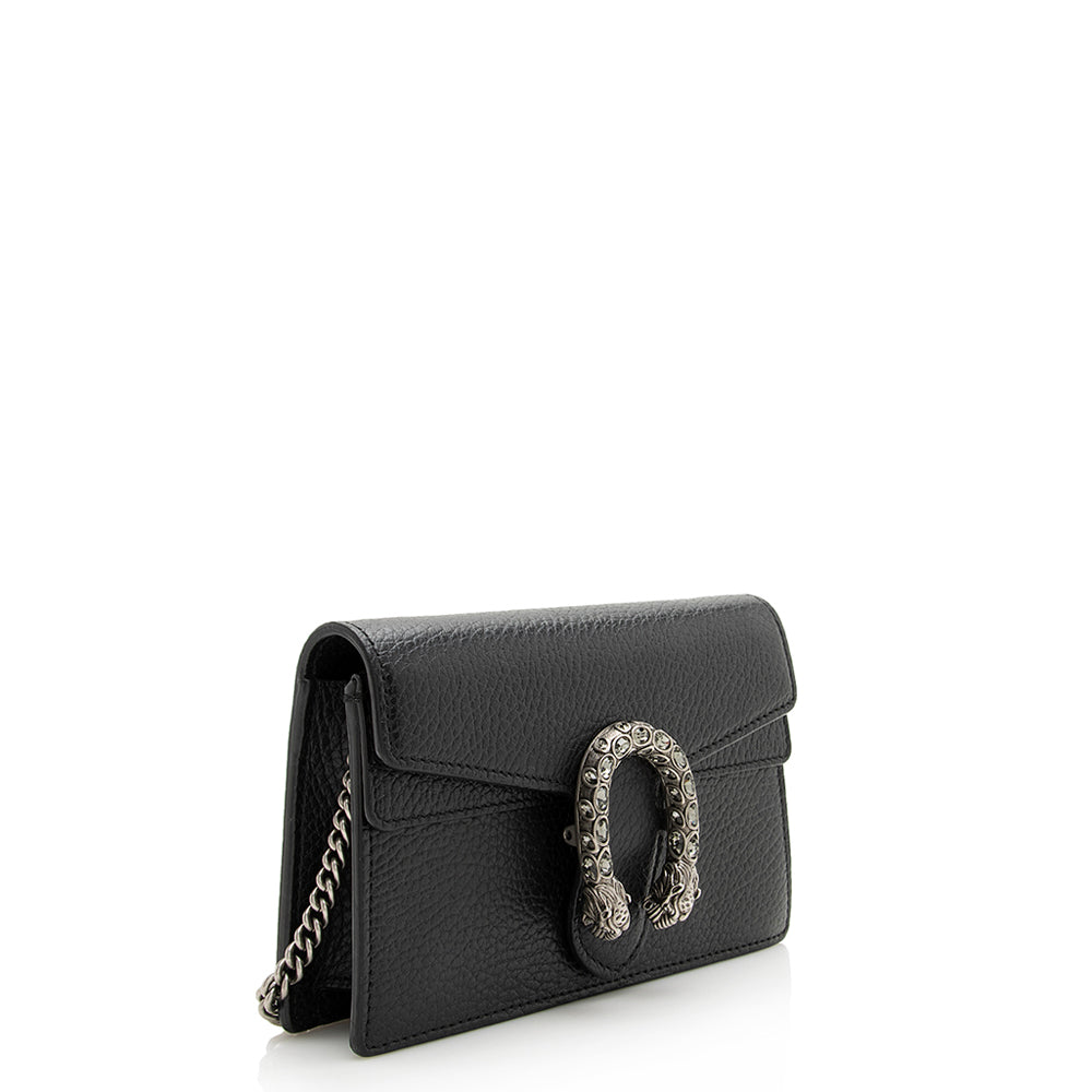 Gucci Leather Dionysus Super Mini Bag (SHF-tyl3AD)