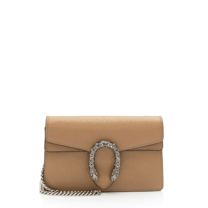 Gucci Leather Dionysus Super Mini Bag (SHF-B1JkXs)