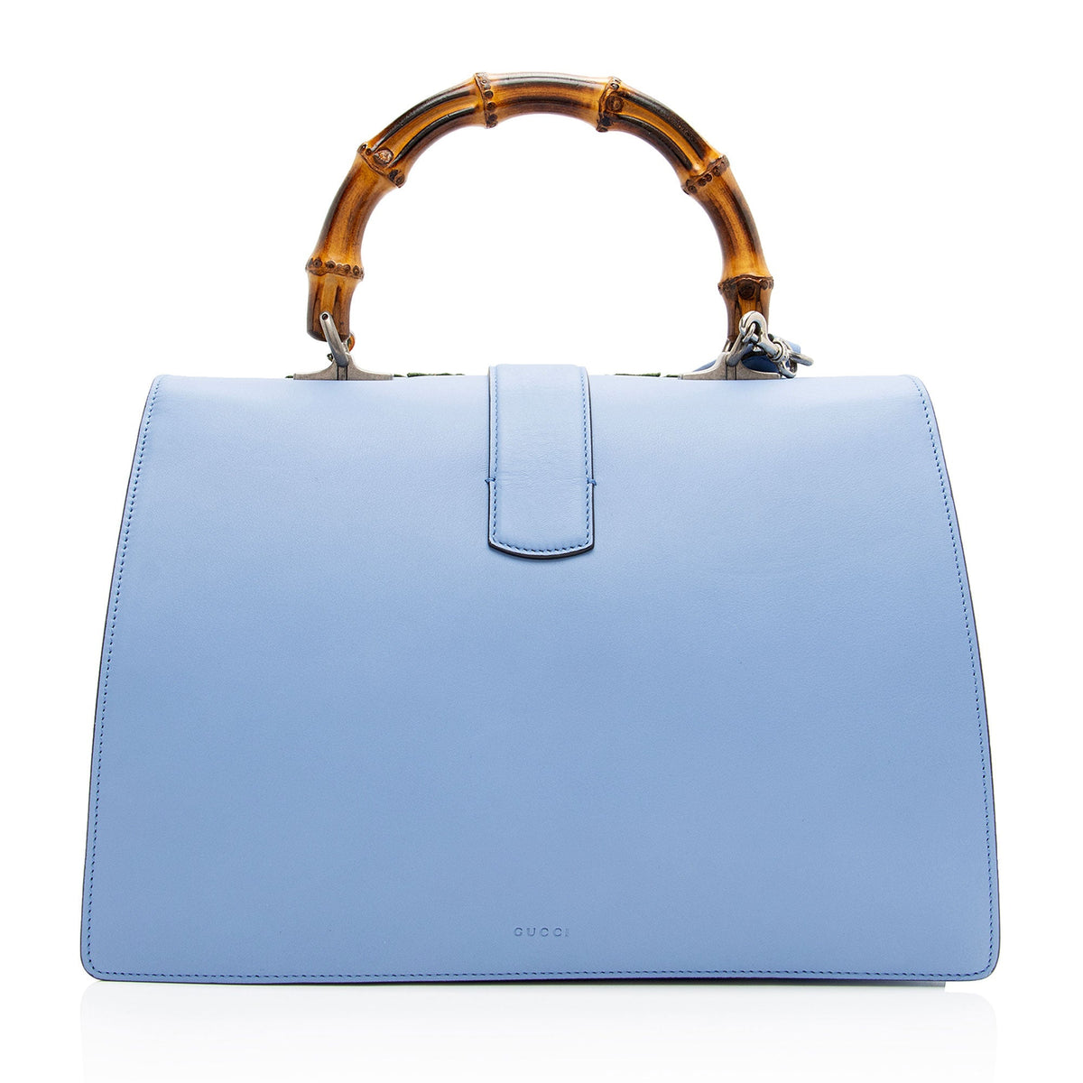 Gucci Leather Embroidered Bamboo Dionysus Large Top Handle (SHF-xyJtph)