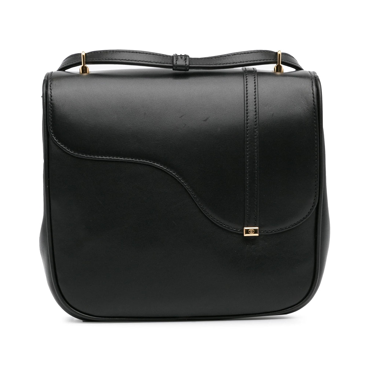 Gucci Leather Equestrian Crossbody (SHG-XQWEN9)