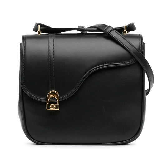 Gucci Leather Equestrian Crossbody (SHG-QcHVyT)