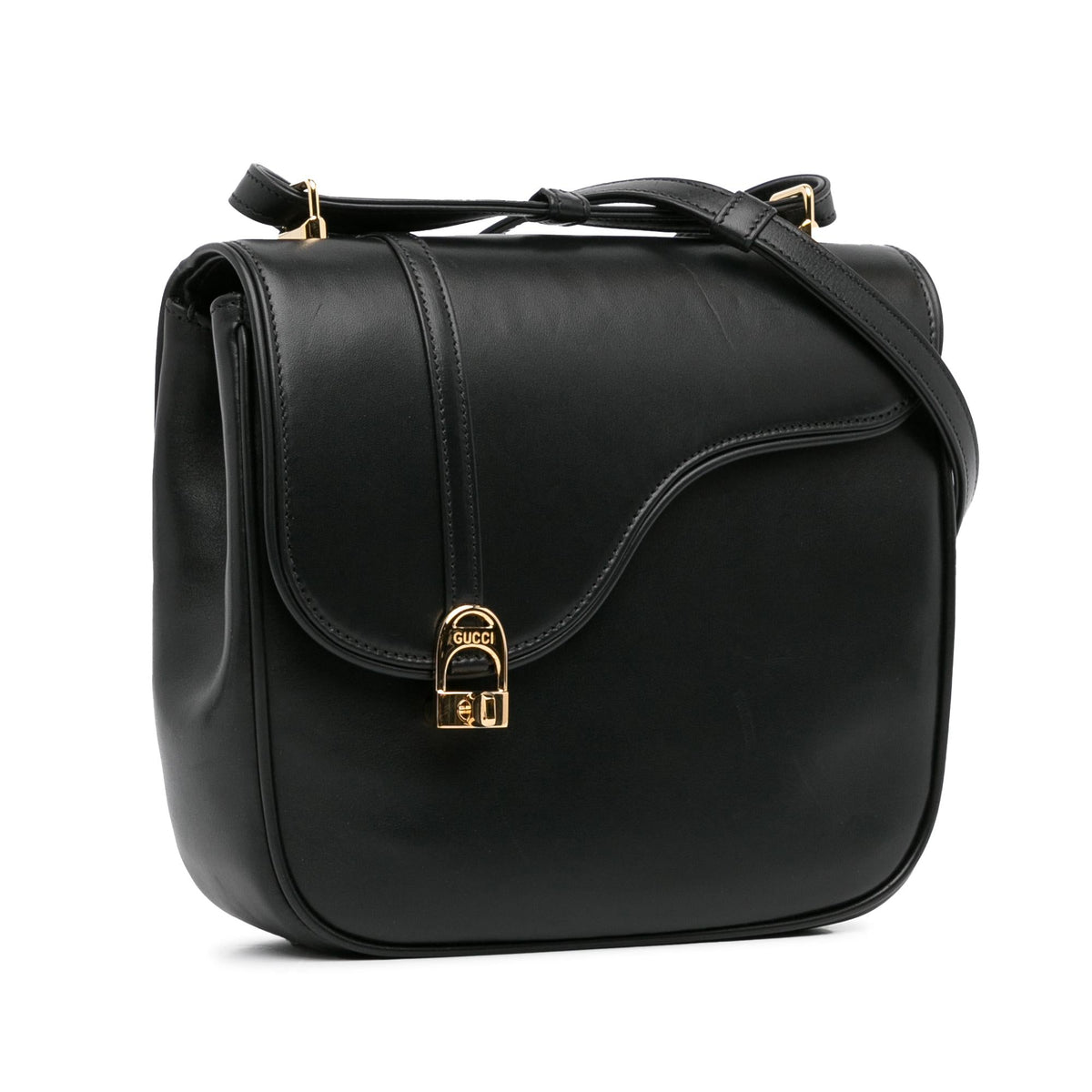 Gucci Leather Equestrian Crossbody (SHG-QcHVyT)