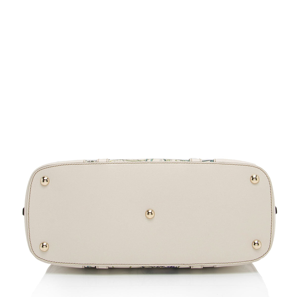 Gucci Leather Flora Nice Satchel (SHF-5DGwQW)
