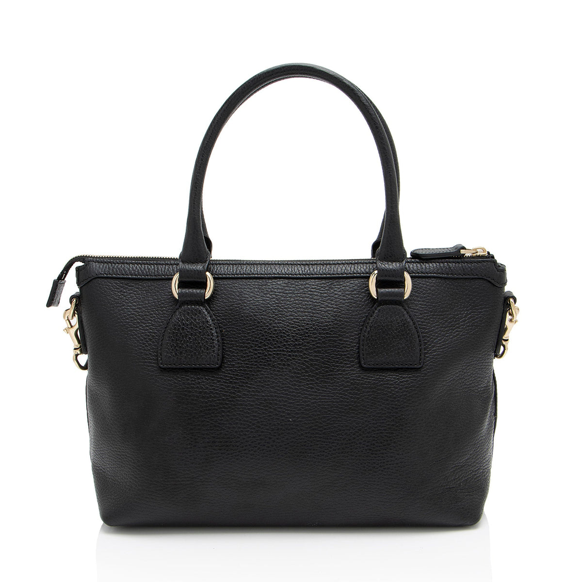 Gucci Leather GG Charm Satchel