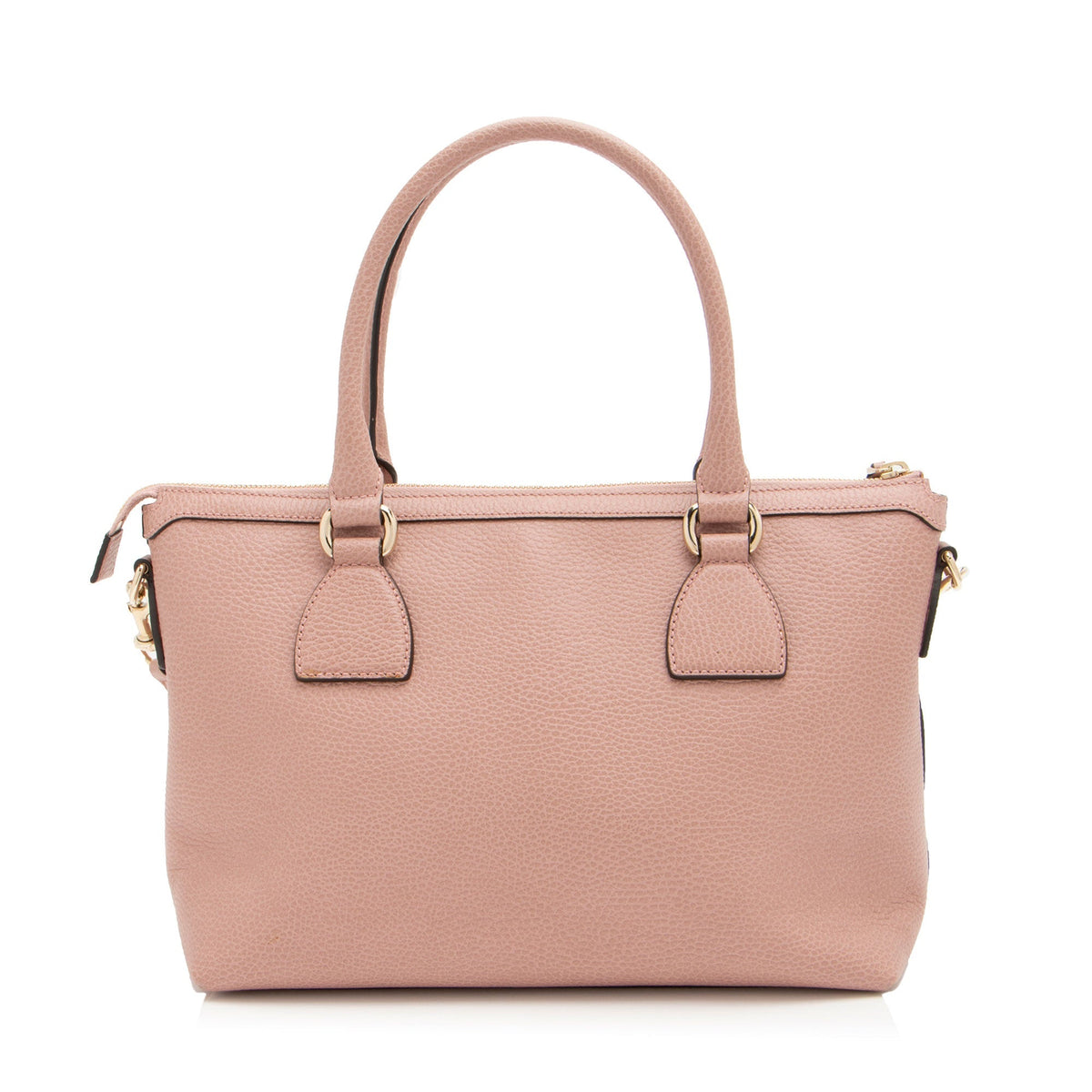 Gucci Leather GG Charm Satchel (SHF-W1Wrlv)