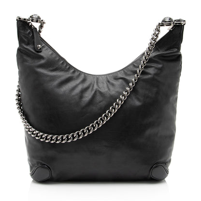 Gucci Leather Galaxy Medium Chain Hobo (SHF-23368)