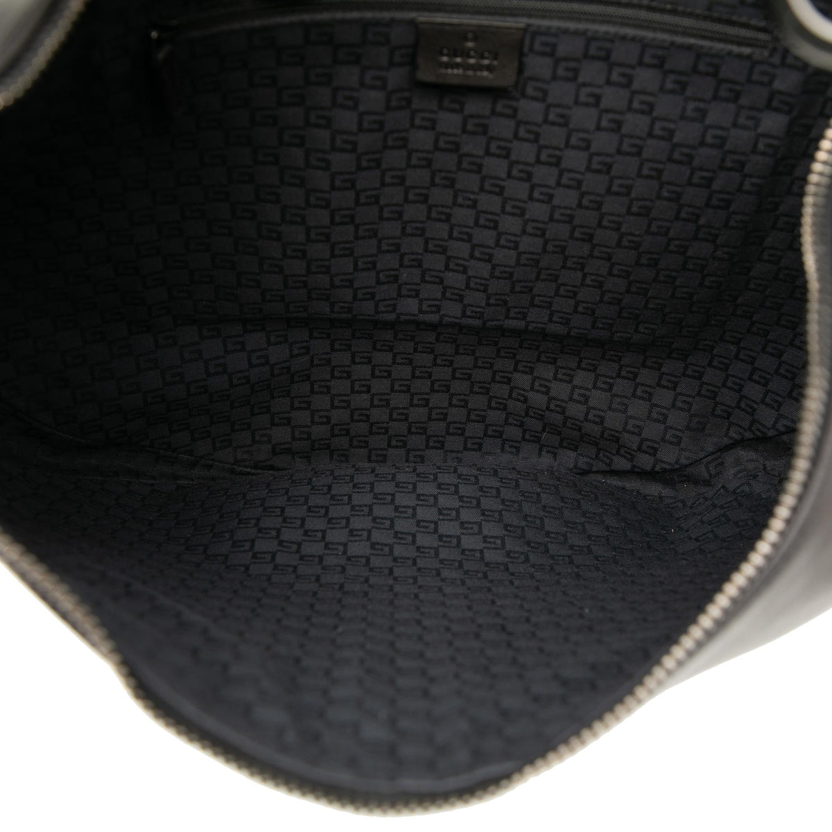 Gucci Leather Half Moon Hobo