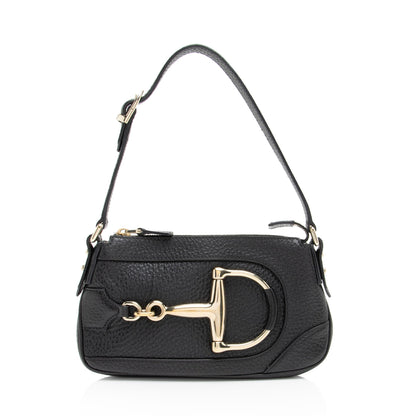 Gucci Leather Horsebit Hasler Mini Pochette
